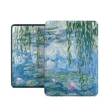 Amazon Kindle Paperwhite 2024 12. generációs és Colorsoft Smart Tok Monet tavirózsák