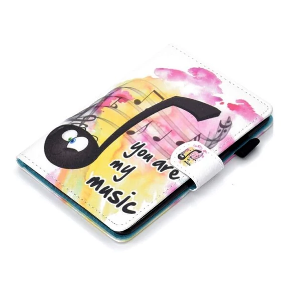 Amazon Kindle Paperwhite 2018 Smart Tok - Kártyatartós Music