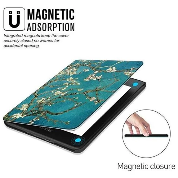 Amazon Kindle Paperwhite 2018 Smart Tok - Van Gogh Sakura cseresznyevirág