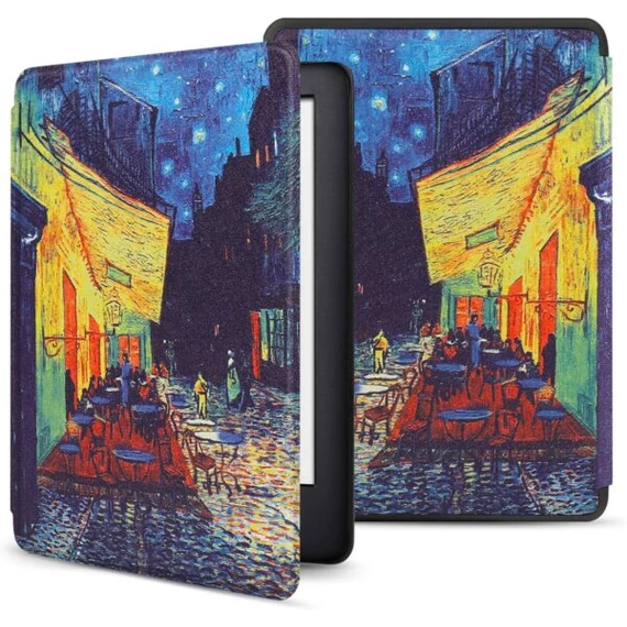 Amazon Kindle Paperwhite 2021 11. generációs Smart Tok - Van Gogh Kávéház