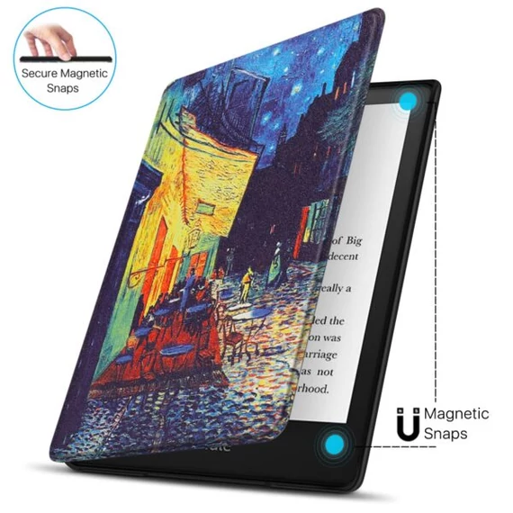 Amazon Kindle Paperwhite 2021 11. generációs Smart Tok - Van Gogh Kávéház