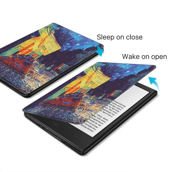 Amazon Kindle Paperwhite 2021 11. generációs Smart Tok - Van Gogh Kávéház